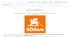 Desktop Screenshot of lionoso.com